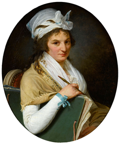 Self-portrait by Marie-Adélaïde Duvieux
