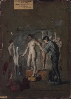 Sketch for William Rush and His Model by Thomas Eakins