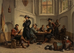Soldiers Interior from the Seventeenth Century by Lambertus Lingeman