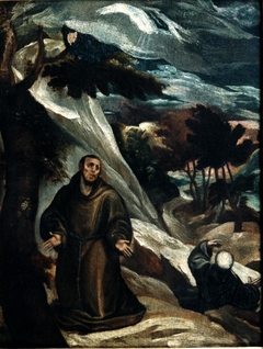 St. Francis in a landscape
