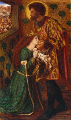 St George and Princess Sabra by Dante Gabriel Rossetti