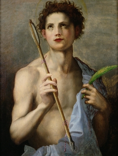 St. Sebastian Holding Two Arrows and the Martyr's Palm