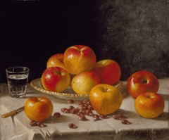 Still Life, Apples and Chestnuts by John F. Francis