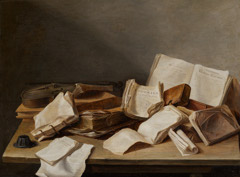Still-Life of Books by Jan Davidsz. de Heem