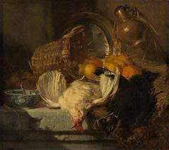 Still Life with Fruit and Dead Poultry by Maria Vos