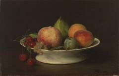 Still Life with Fruit by Henri Fantin-Latour
