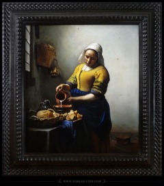 Study of Vermeer's Milkmaid