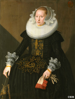 Susanna van Someren (geb.1609). Echtgenote van Jan Jewelpen-Schagen by Jacques Waben