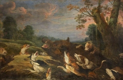 The Boar Hunt by Frans Snyders