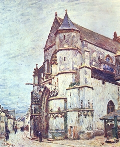 The Church in Moret after the Rain by Alfred Sisley