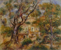 The Farm at Les Collettes, Cagnes by Auguste Renoir