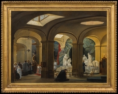 The First Communion in the Interior of the Crypt of the Church of St Roch, Paris by Charles Marie Bouton