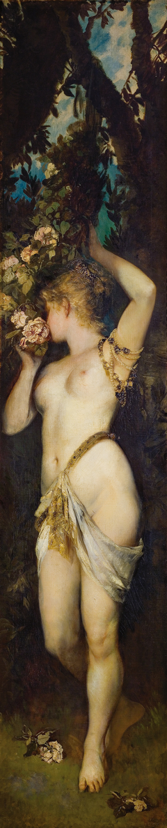 The five senses: smell by Hans Makart