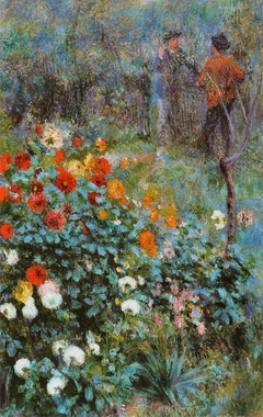 The Garden in the Rue Cortot, Montmartre by Auguste Renoir