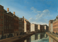 The ‘Golden Bend’ in the Herengracht, Amsterdam, Seen from the East by Gerrit Adriaenszoon Berckheyde