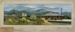 The Growing Community (mural study, Alta Vista, Virginia Post Office) by Herman Maril