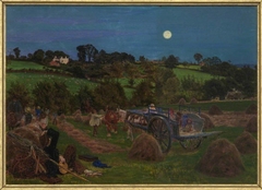 The Hayfield by Ford Madox Brown
