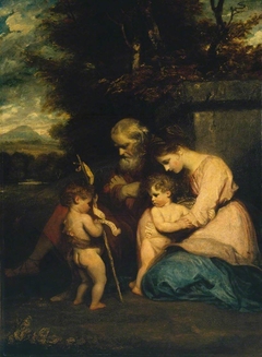 The Holy Family with the Infant St John by Joshua Reynolds