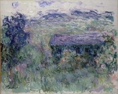 The House amid Roses by Claude Monet