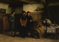 The Last Days of Erasmus in Bazel with Amerbach, Frobenius and Episcopius by Hendrik Albert van Trigt