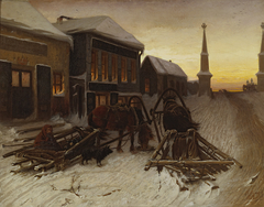 The Last Tavern at the City Gates by Vasily Perov