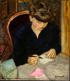 The letter by Pierre Bonnard