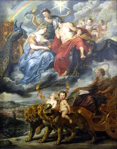 The Meeting of Marie de' Medici and Henry IV at Lyons by Peter Paul Rubens