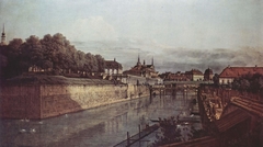 The Moat of the Zwinger in Dresden