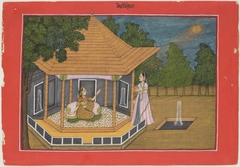 The Month of Jyeshtha (May-June), from a manuscript of the Barahmasa ("Twelve Months")