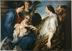 The Mystic Marriage of Saint Catherine by Anthony van Dyck