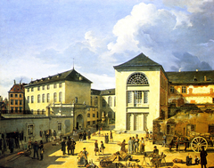 The Old Academy in Düsseldorf by Andreas Achenbach