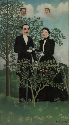 The Past and the Present, or Philosophical Thought by Henri Rousseau