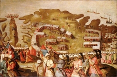 The Siege of Malta: Arrival of the Turkish Fleet, 20 May 1565 by Matteo Perez d'Aleccio