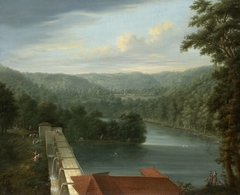 The Water Reservoirs, the so-called Bends, in Belgrade Forest by Johann Christian Vollerdt