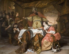 The Wrath of Ahasuerus by Jan Steen