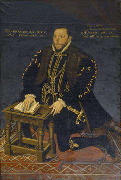 Thomas Percy, 7th Earl of Northumberland KG (1528-1572), aged 38 by Unknown Artist