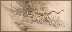 Tiger in Landscape (one of a pair)