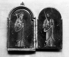 Triptych with Saints Andrew, Peter, Paul and Veronica Holding the Sudarium