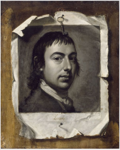 Trompe L'Oeil (Self-Portrait) by Strickland Lowry