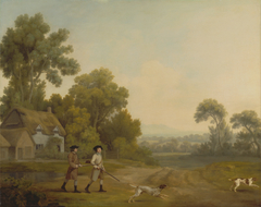 Two Gentlemen Going a Shooting by George Stubbs
