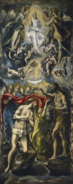 The Baptism of Christ by El Greco