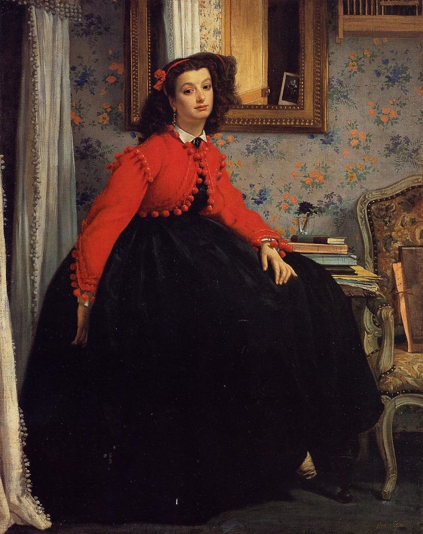 Portret van Mademoiselle L.L.
