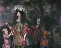 Portrait of Maria of Orange with Hendrik van Zuijlestein
