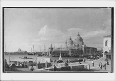 Venice: The Molo towards the Dogana and Santa Maria della Salute by Canaletto