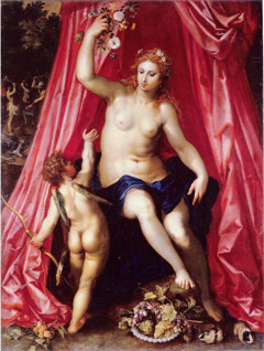 Venus and Cupid by Jan Brueghel the Elder