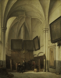 Vestry of the Church of St Stephen in Nijmegen by Johannes Bosboom