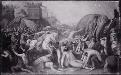 Victory of Alexander the Great over Poros, king of India, in 326 by Franciszek Smuglewicz