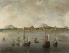View of Batavia by Hendrick Jacobsz. Dubbels