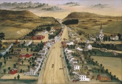 View of Poestenkill, New York by Joseph H Hidley