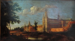 View of Saint-Amand Abbey by Jean-François Neyts